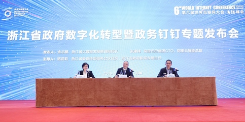 浙江省政府联合阿里巴巴发布政务钉钉，以软件开发革新公务员工作方式